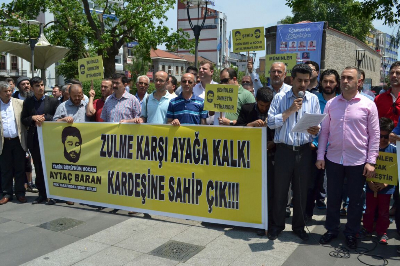 Aytaç Baran suikastı Trabzon'da kınandı Aytaç Baran suikastı Trabzon'da kınandı